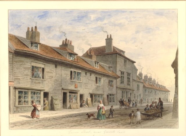 houses in ewer street, gravel lane
