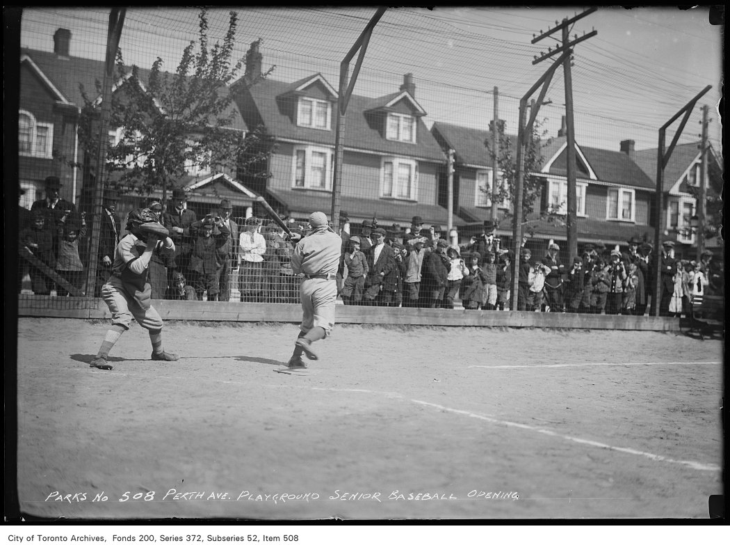 Perth Avenue Playground  Senior Baseball, Opening