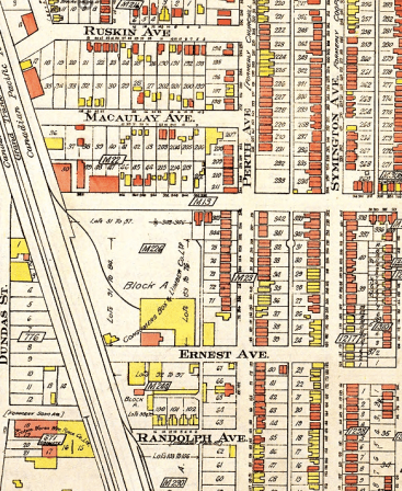 1913 Fire Insurance Plan, Toronto