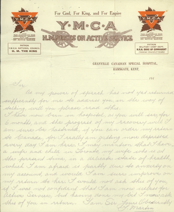 Letter from Ramsgate